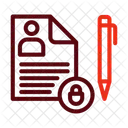 Privacy Policy Template Aggrement Policy Icon