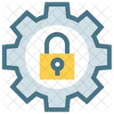 Security Streamline Gear Icon