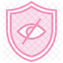 Privacy Shield Duotone Line Icon Icon