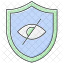 Privacy Shield Lineal Color Icon Icon