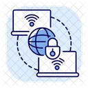 Privat Wan Internet Symbol