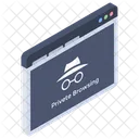 Private Browsing Privacy Security Icon