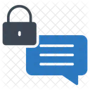 Private Lock Message Icon
