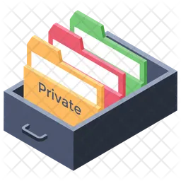 Private Data  Icon