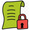 Private Document Document Security File Password Icon