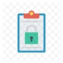 Lock Private Clipboard Icon