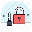 Private Key Padlock Icon