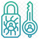 Private Key Cryptography Encryption Password Icon