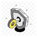 Private Key Access Key Cyber Key Icon