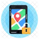 Locked Location Private Location Location Protection Icon