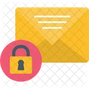 Private Message Email Lock Icon