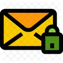 Private Nachricht E Mail Sperren Nachricht Symbol