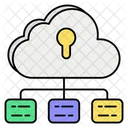 Private Network Network Security Cloud Icon