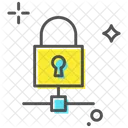 Private Network Network Security Padlock Icon