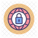 Private Network Secure Connection Lock Icon