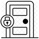 プライベートルーム、安全な家、家の安全 アイコン