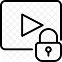 Lock Video Bookmark Icon
