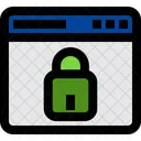 Private Website Lock Website Web Icon