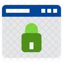 Private Website Lock Website Web Icon