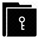 Schlussel Ordner Zugriffsordner Symbol