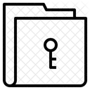 Schlussel Ordner Zugriffsordner Symbol