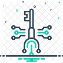 Privater Schlussel Privat Schlussel Symbol
