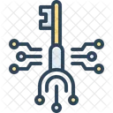 Privater Schlussel Privat Schlussel Symbol