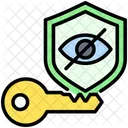 Privater Schlussel Verschlusselung Sicherheit Symbol