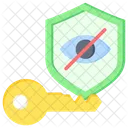 Privater Schlussel Verschlusselung Sicherheit Symbol