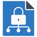 Privat Sperren Datei Symbol