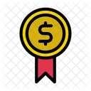 Badge Dollar Success Icon