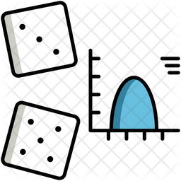 Probability Icon - Download in Colored Outline Style