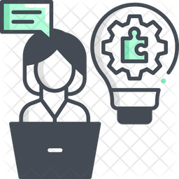 Problem Management Icon - Download in Colored Outline Style