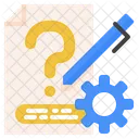 Problem Solving Questioning Diagnosis Icon