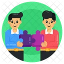 Teamwork Problem Solving Collaboration Icon