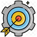 Problem Solving Creative Solution Target Solution Icon