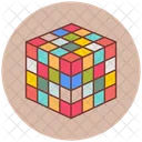Problem Solving Cube Toy Icon