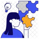 Problem Solving Brainteaser Puzzle Piece Icon