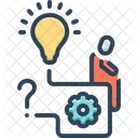 Problem Solving Puzzle Out Question Icon