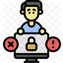 Problema De Senha Senha Bloqueado Icon