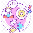 Problemas Concentracion Ansiedad Icono