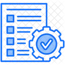 Procedimento Equipamento Lista De Verificacao Ícone