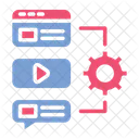 Procedimento Processo Engrenagem Ícone