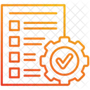 Procedimiento Equipo Lista De Verificacion Icono