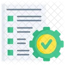 Procedure Gear Checklist Icon