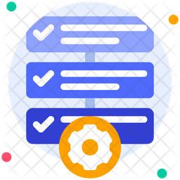 Procedure Icon - Download in Flat Style