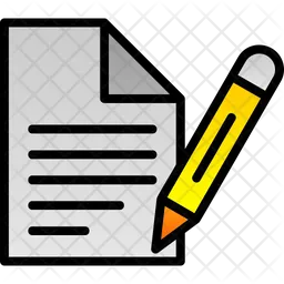 Procedure Icon - Download in Colored Outline Style