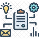 Procedure Process Course Of Action Icon