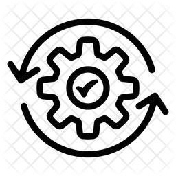 Procedure Icon - Download in Line Style