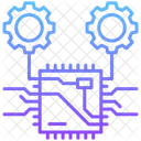 Procesador Procesamiento Sincronizacion Icono